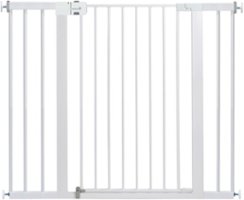 Safety 1st - Easy Install Extra Tall & Wide Gate - White - Front_Zoom