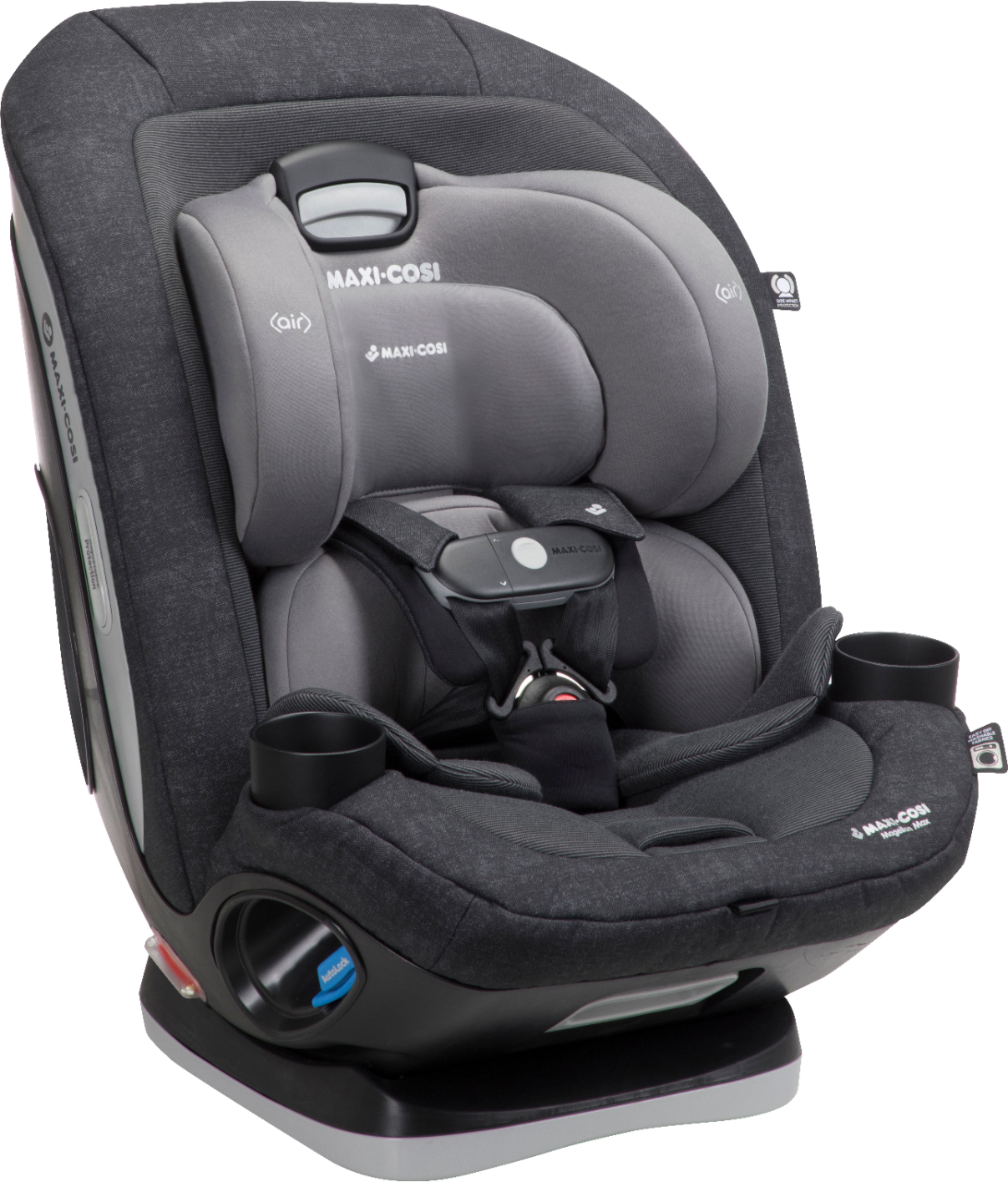Angle View: Maxi-Cosi - Magellan® Max 5-in-1 Convertible Car Seat - Black