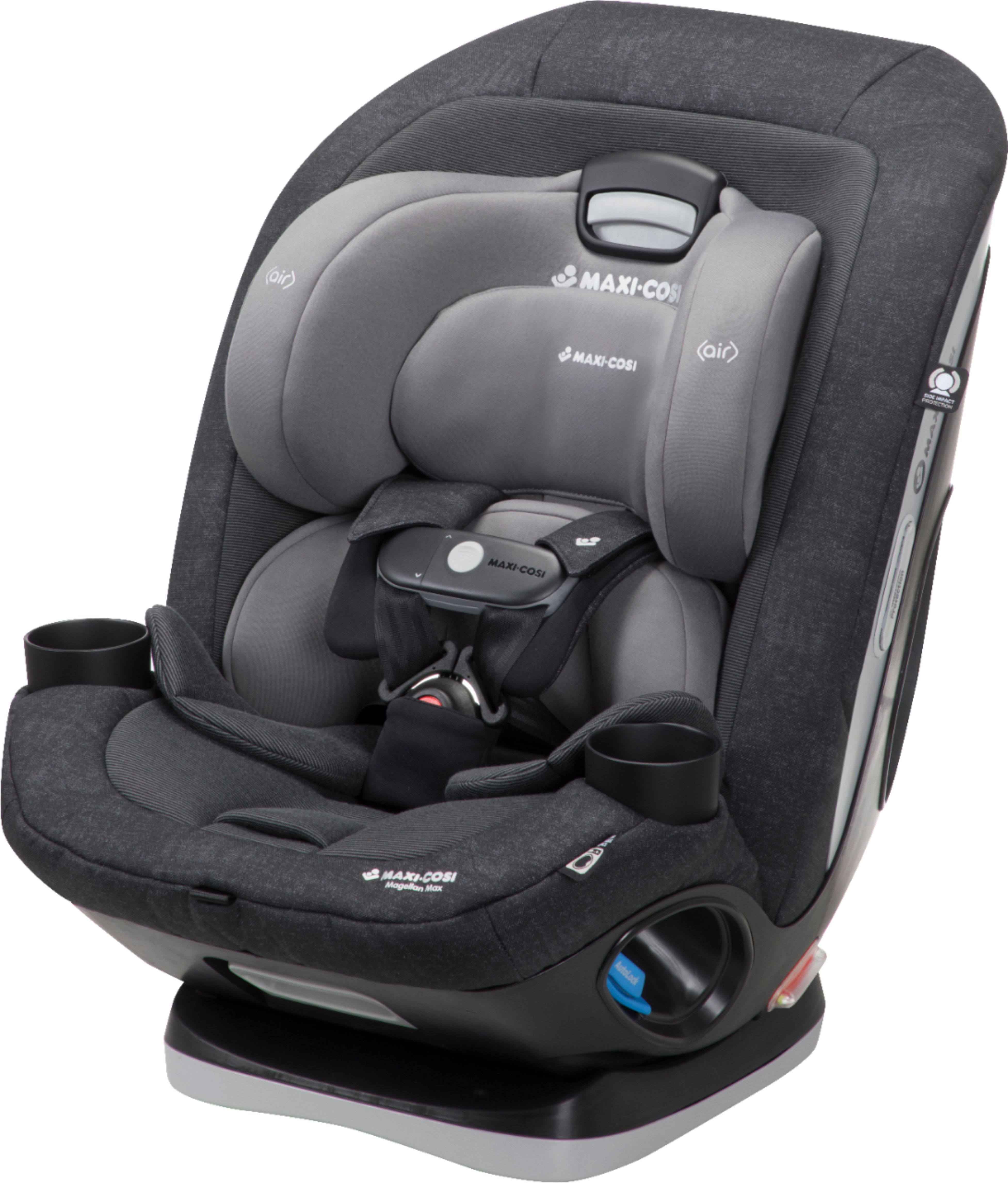 Left View: Maxi-Cosi - Magellan® Max 5-in-1 Convertible Car Seat - Black