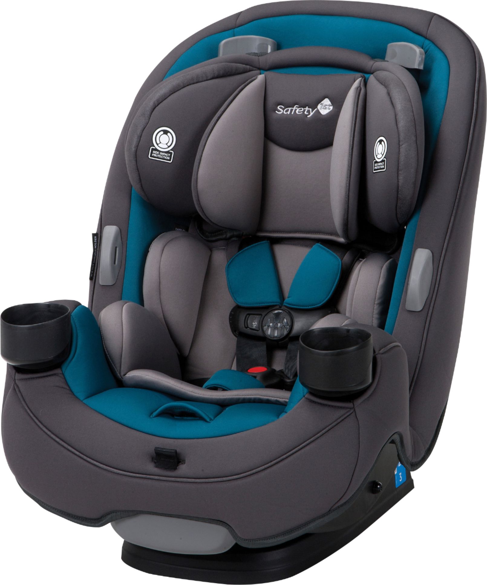 Left View: Safety 1st - Grow and Go™ All-in-One Convertible Car Seat - Blue