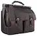 Front. Solo New York - Classic Portfolio Laptop Case for 16" Laptop - Espresso.