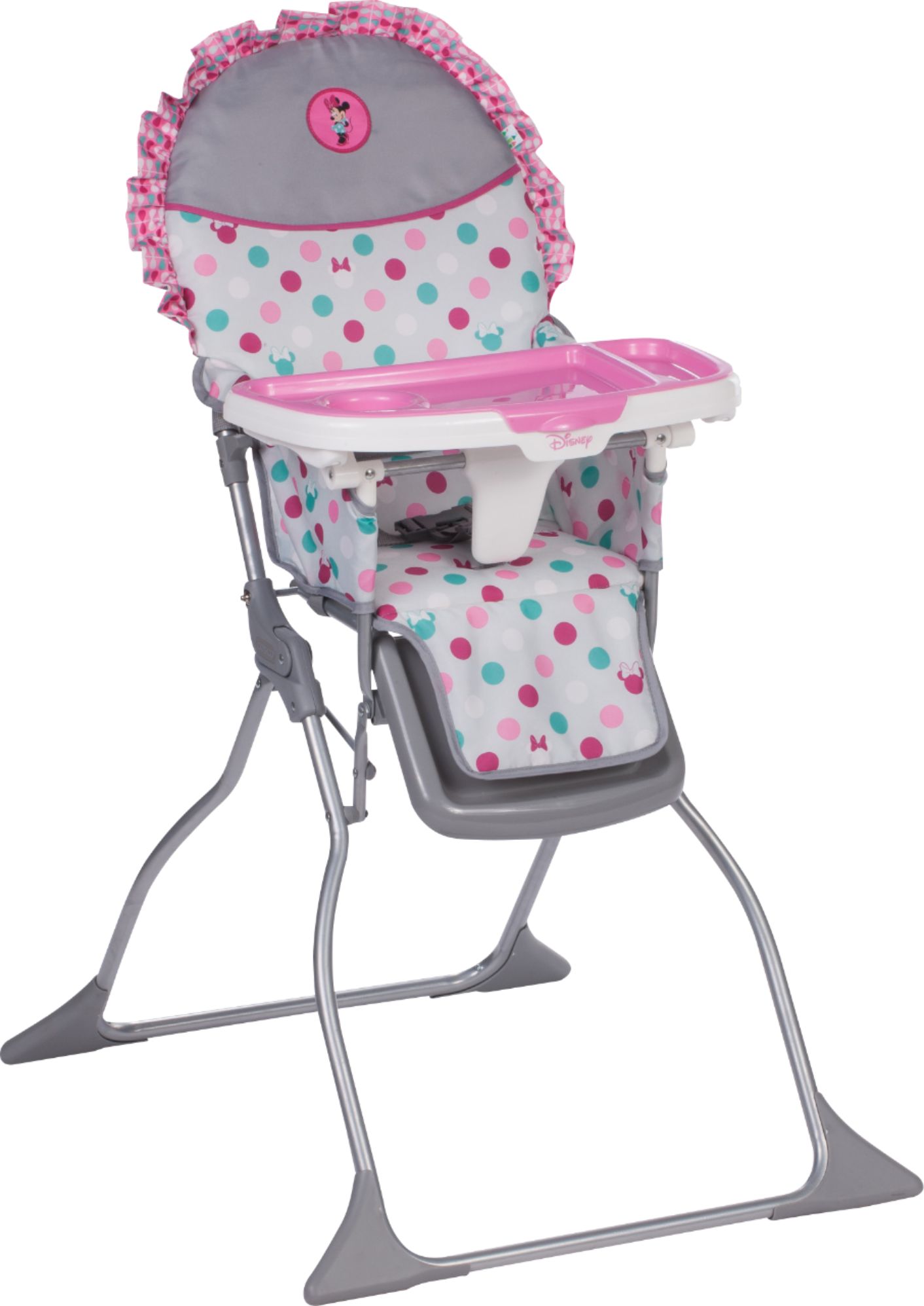 Angle View: Disney - Simple Fold™ Plus High Chair - Pink