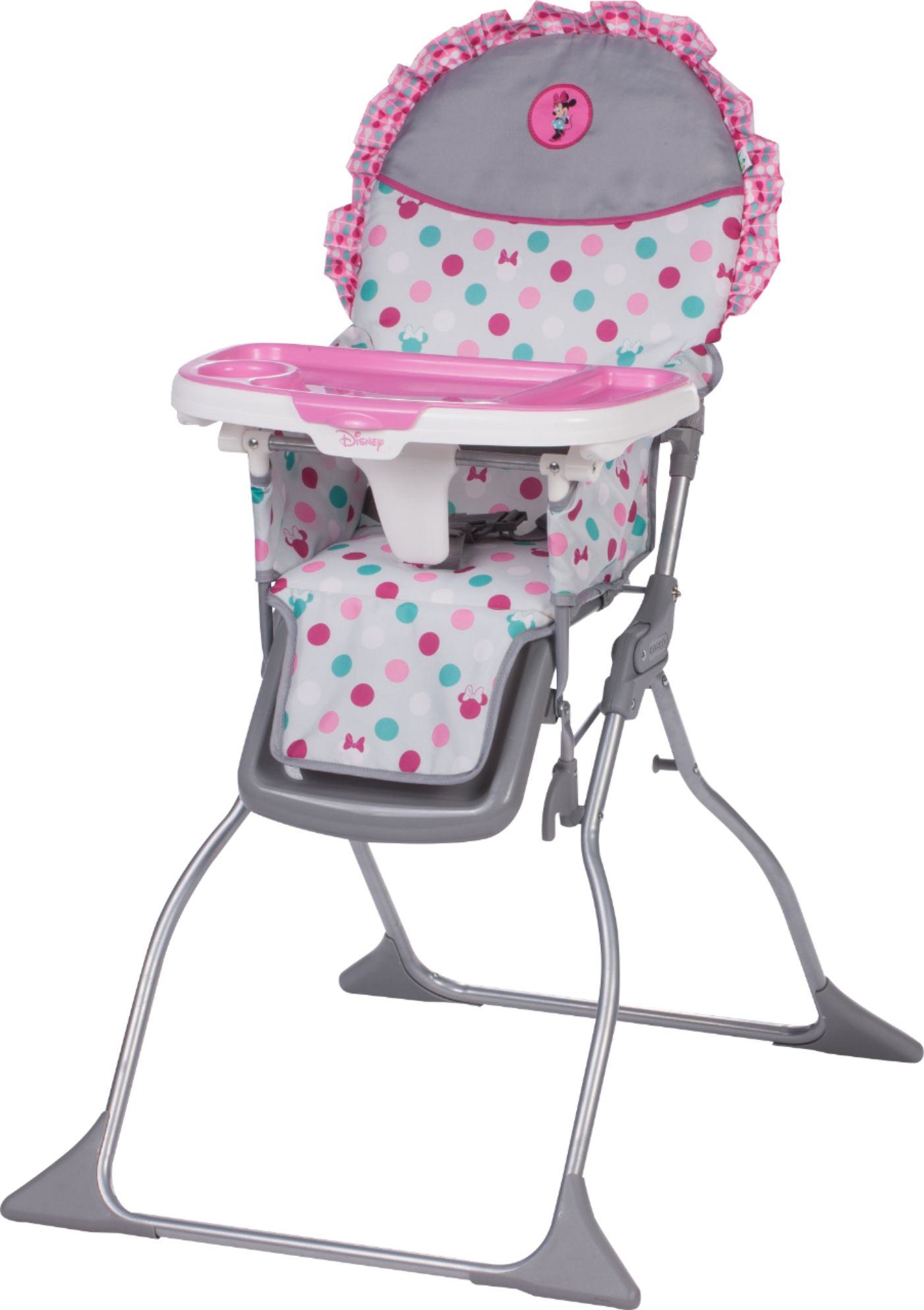Left View: Disney - Simple Fold™ Plus High Chair - Pink