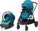 Angle. Maxi-Cosi - Zelia 5-in-1 Modular Travel System - Emerald Tide.