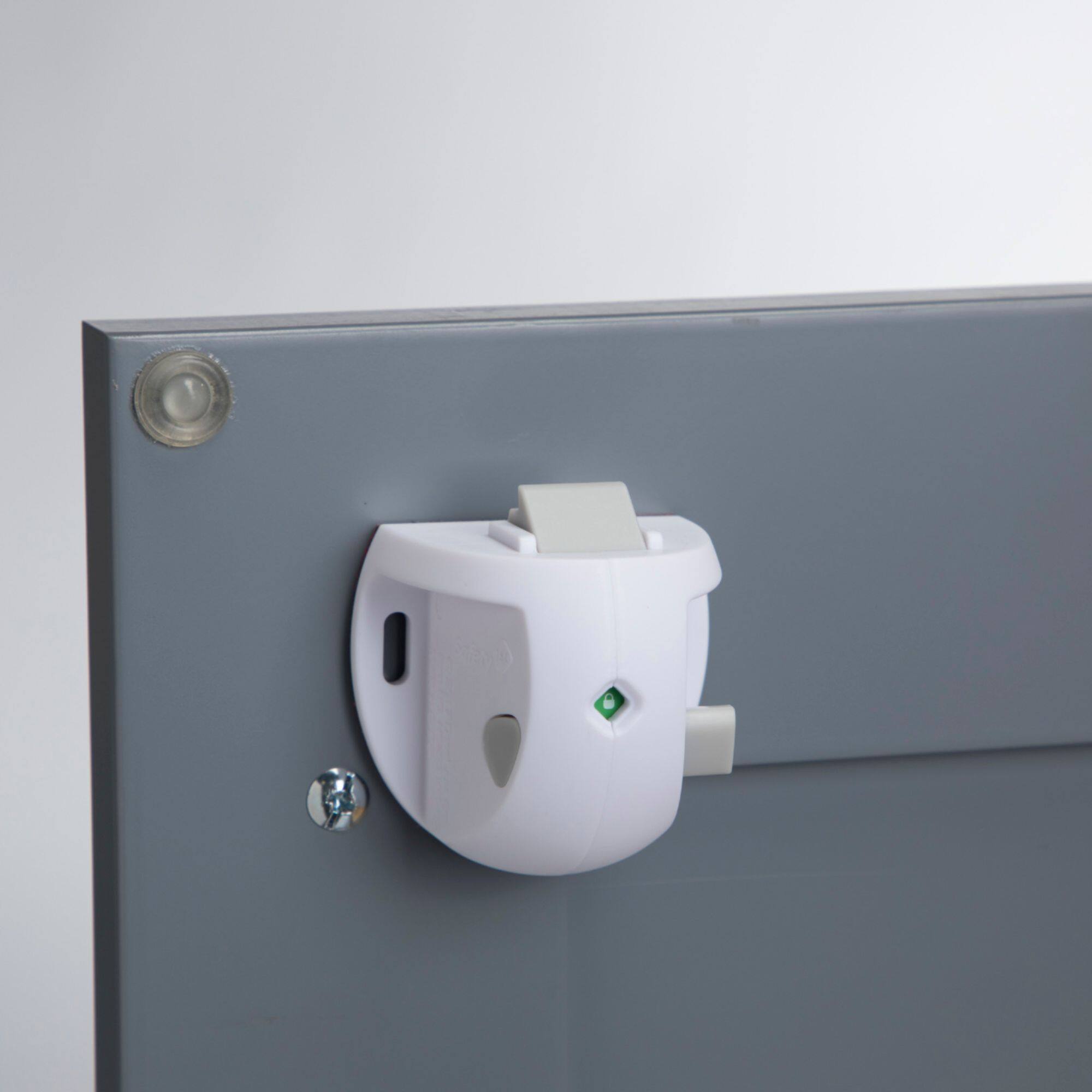 Alt View 13. Safety 1st - Adhesive Magnetic Lock System - 2 Locks and 1 Key - White.