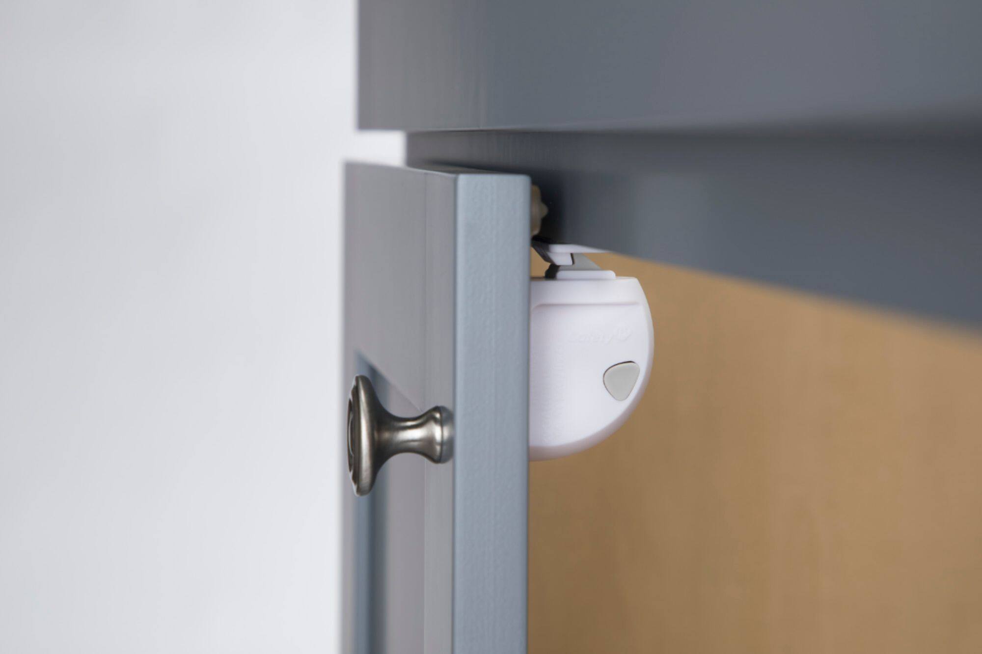 Alt View 14. Safety 1st - Adhesive Magnetic Lock System - 2 Locks and 1 Key - White.