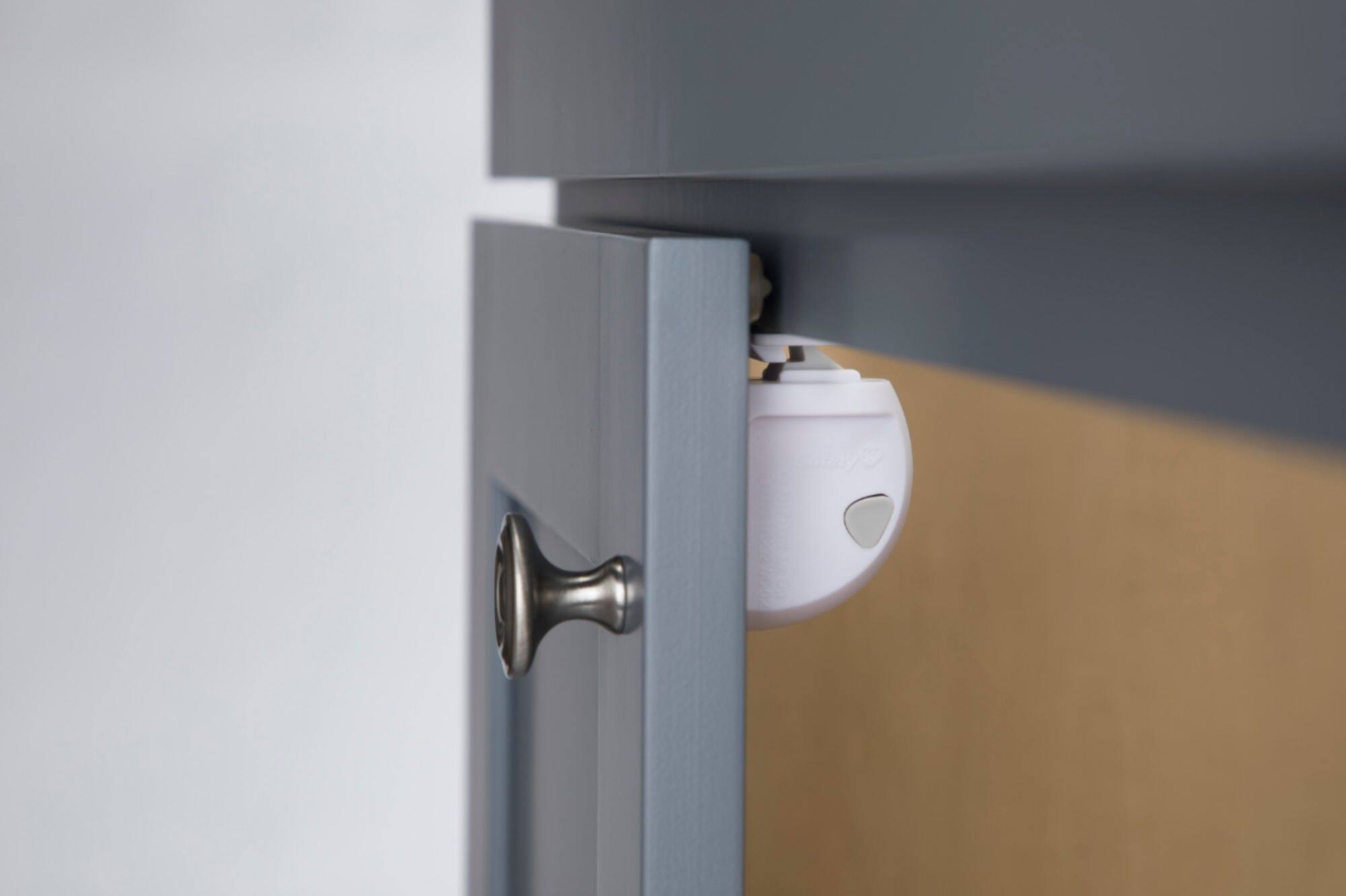Alt View 15. Safety 1st - Adhesive Magnetic Lock System - 2 Locks and 1 Key - White.