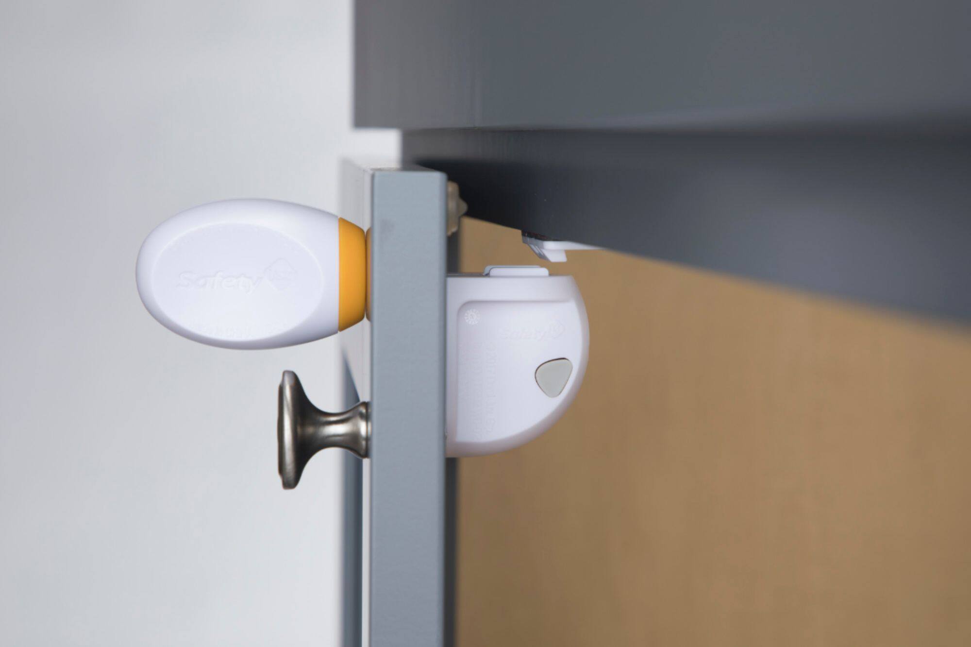 Alt View 18. Safety 1st - Adhesive Magnetic Lock System - 2 Locks and 1 Key - White.