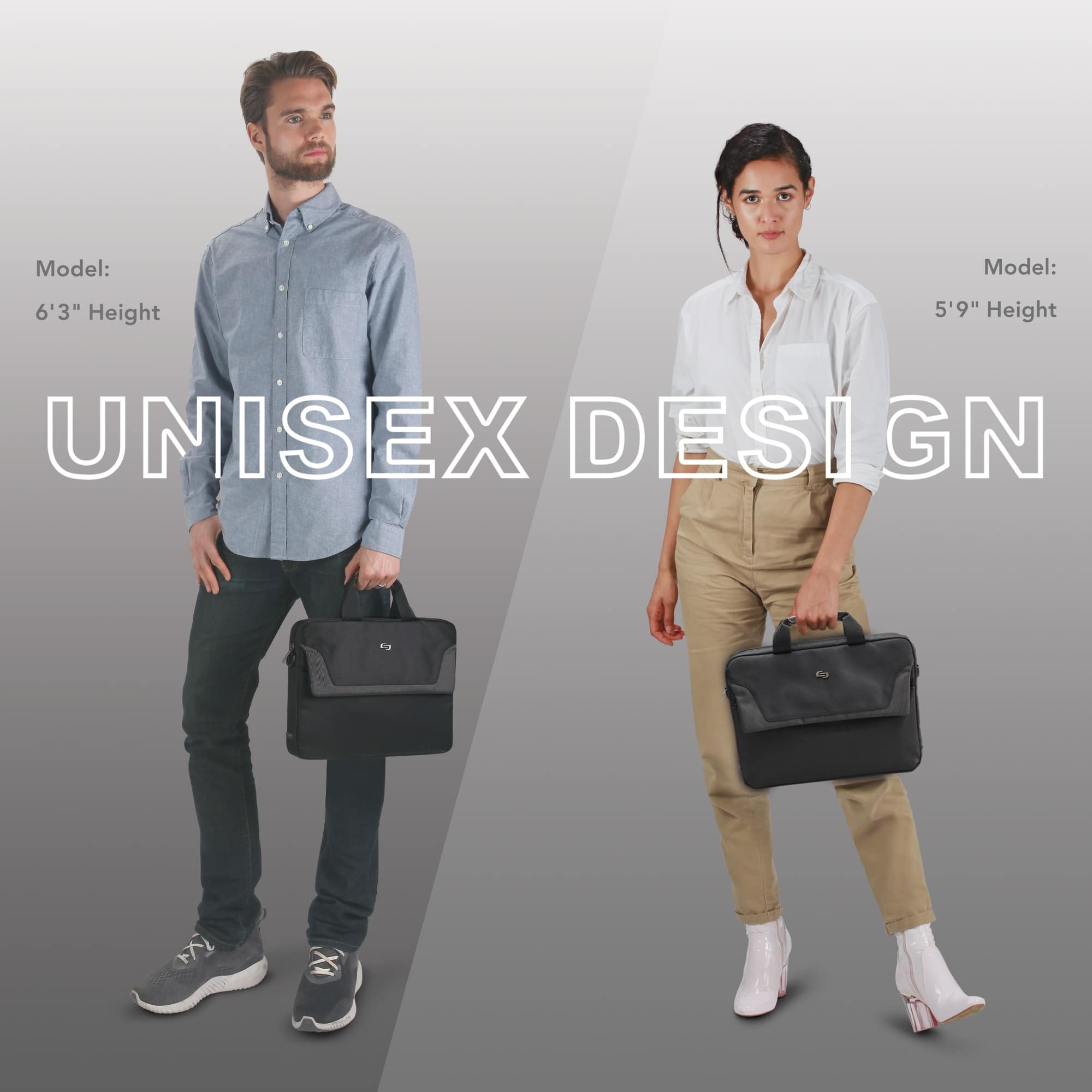 Alt View 16. Solo New York - Flatiron Slim Briefcase for 14.1" Laptop - Black.