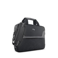 Solo New York - Flatiron Slim Briefcase for 14.1" Laptop - Black - Front_Zoom