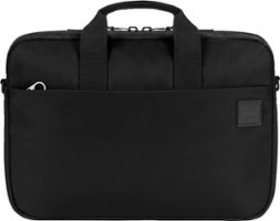 Incase - Compass Brief Case for 13.3" Apple® MacBook® Air and MacBook Pro - Black - Front_Zoom