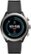Front Zoom. Fossil - Sport Smartwatch 43mm Aluminum - Black with Black Silicone Band.