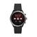 Alt View 13. Fossil - Sport Smartwatch 43mm Aluminum - Black with Black Silicone Band.