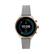 Front. Fossil - Sport Smartwatch 41mm Aluminum - Rose with Gray Silicone Band.