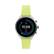 Front. Fossil - Sport Smartwatch 41mm Aluminum - Silver with Neon Silicone Band.