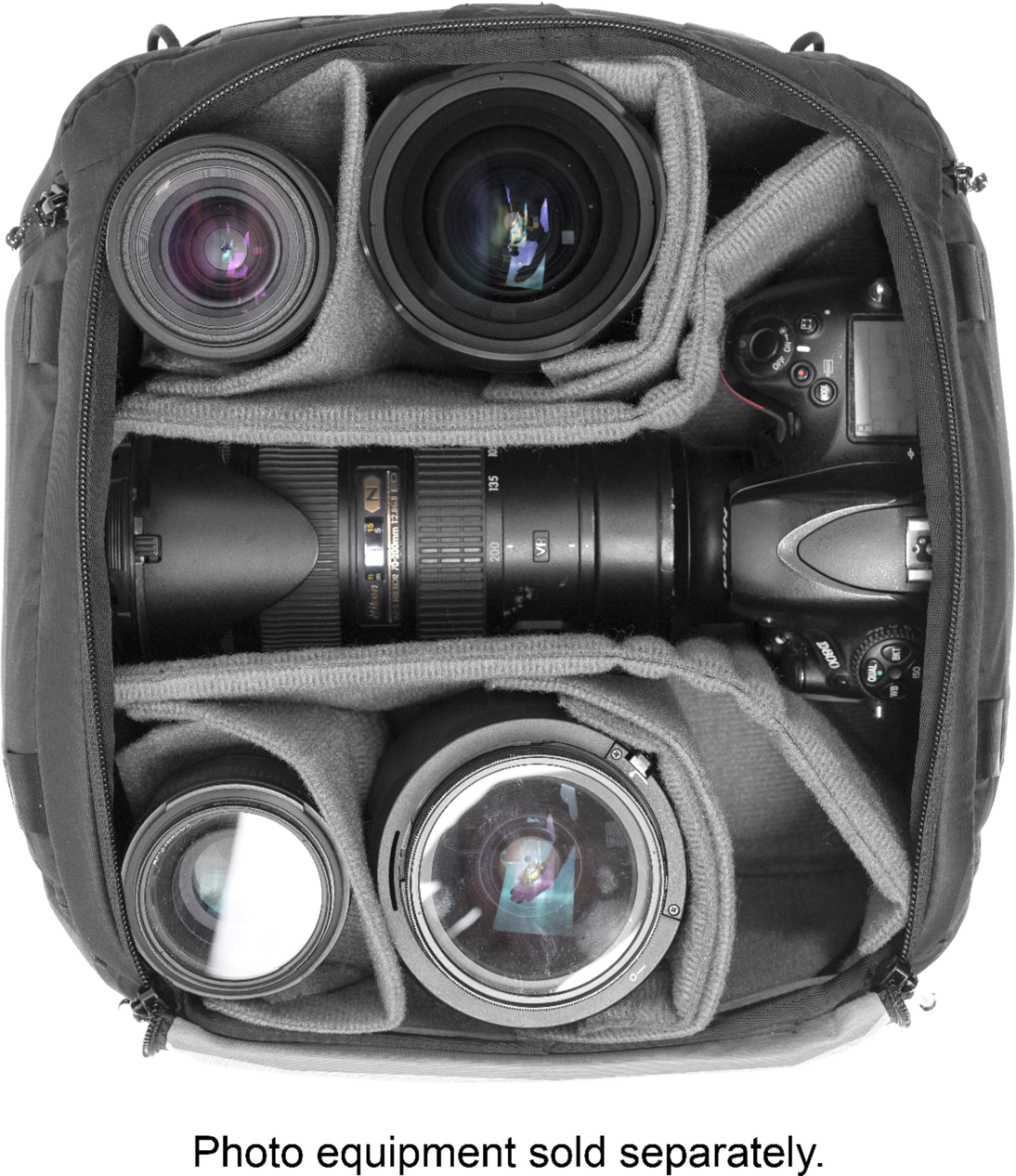 Alt View 12. Peak Design - Camera Cube Medium - Black.