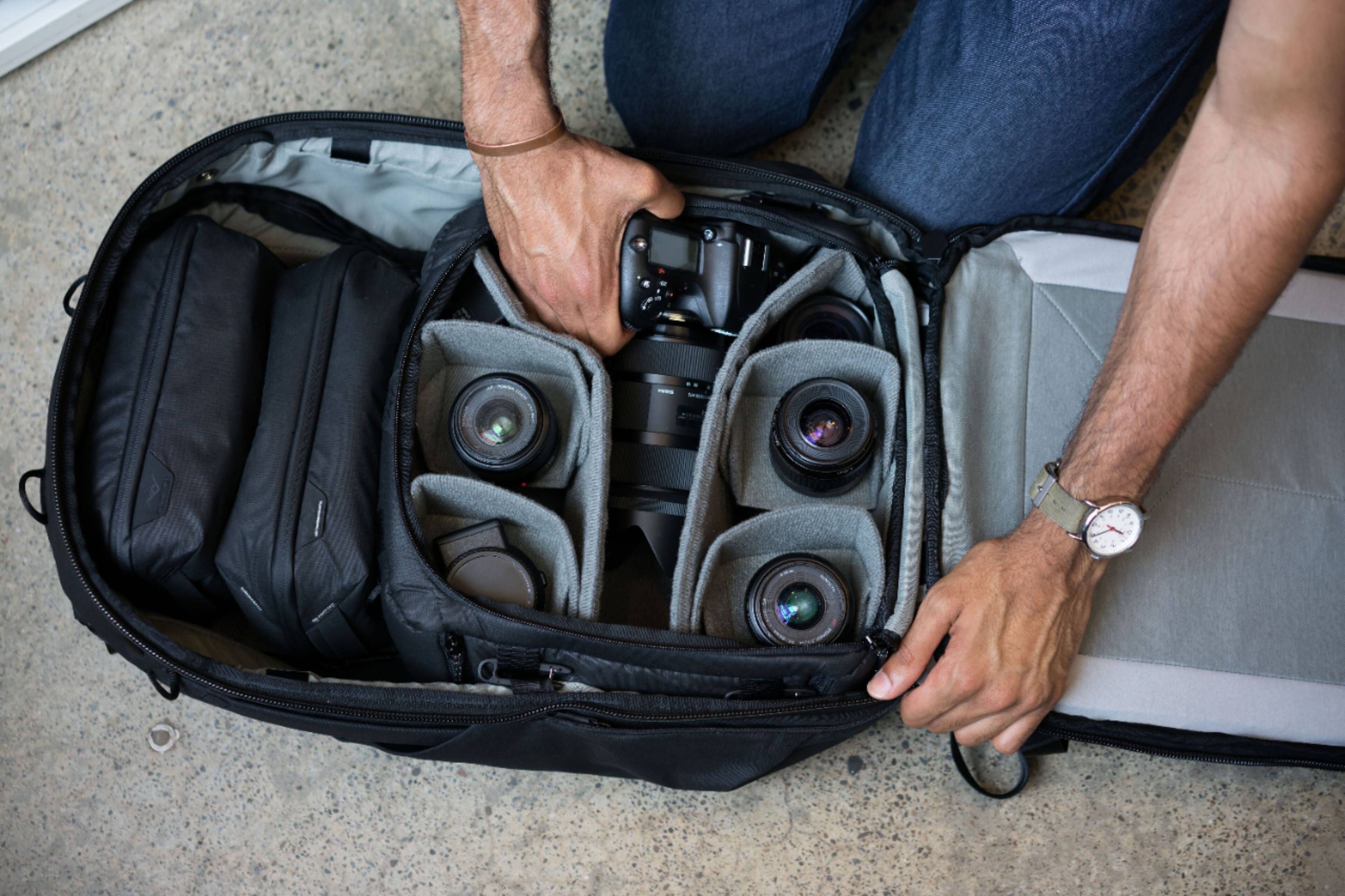 Alt View 20. Peak Design - Camera Cube Medium - Black.