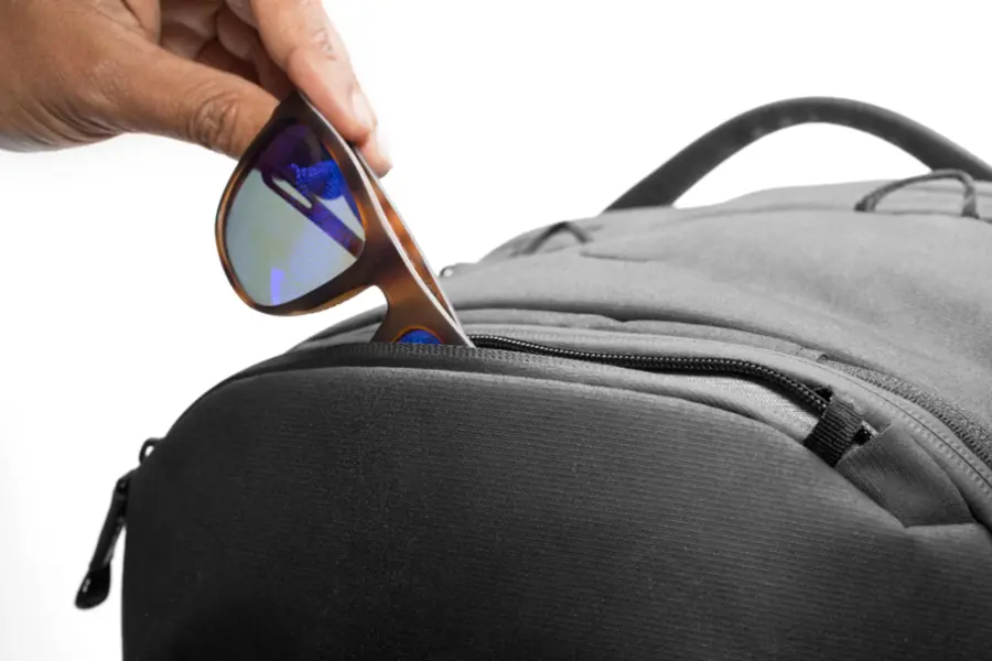 Alt View 26. Peak Design - Travel Backpack 45L - Black.