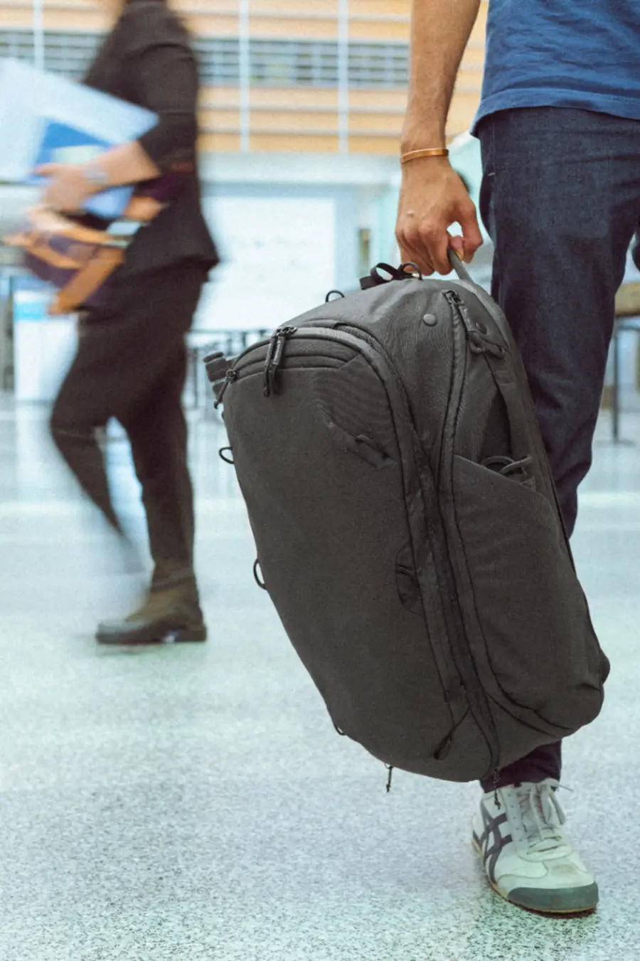 Alt View 30. Peak Design - Travel Backpack 45L - Black.