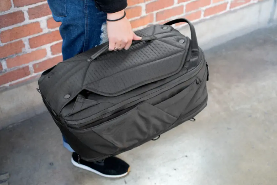 Alt View 33. Peak Design - Travel Backpack 45L - Black.