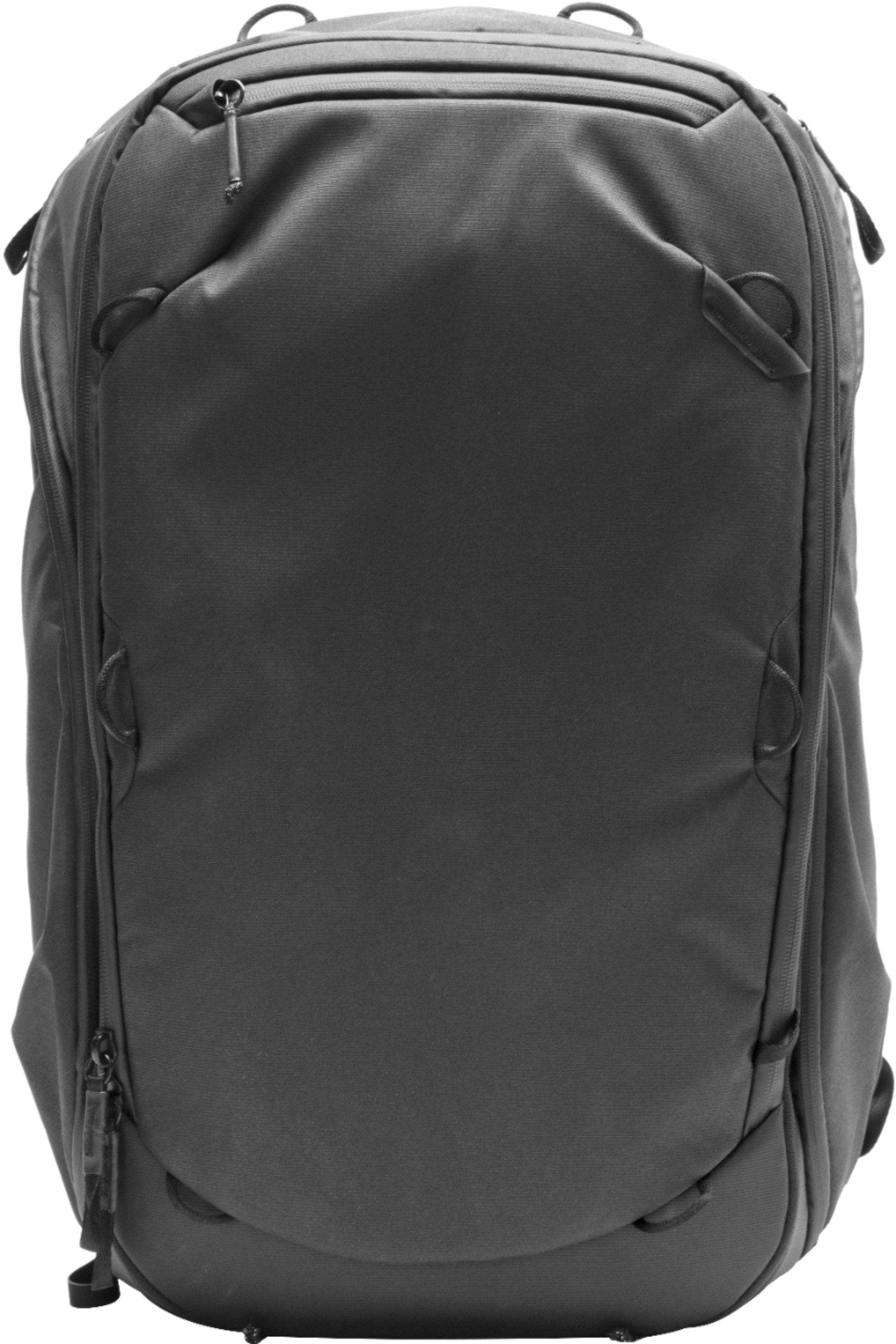 Left View: Peak Design - Travel Backpack 45L - Black
