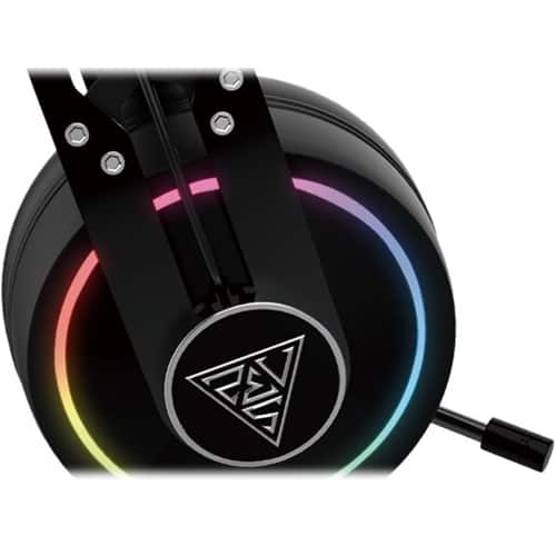Alt View 14. GAMDIAS - HEBE P1A RGB Wired Gaming Headset - Black.
