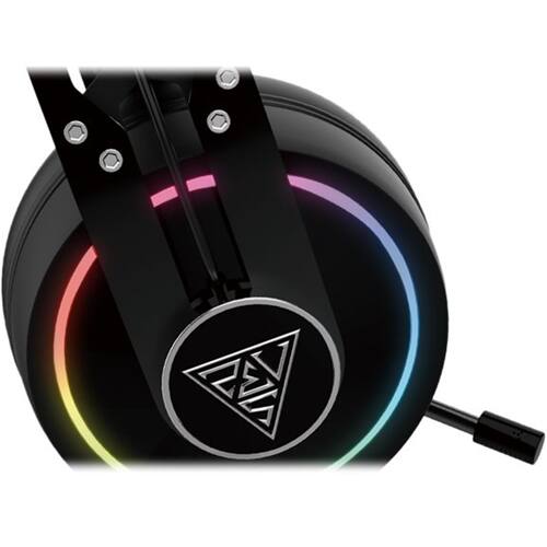 Alt View 14. GAMDIAS - HEBE P1A RGB Wired Gaming Headset - Black.
