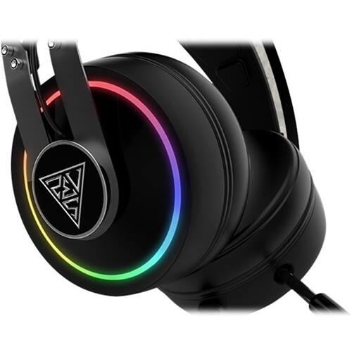 Alt View 15. GAMDIAS - HEBE P1A RGB Wired Gaming Headset - Black.