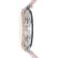 Alt View 13. Michael Kors - Access Runway Smartwatch 41mm Stainless Steel - Silver / Rose Gold with Pink Silicone Band.