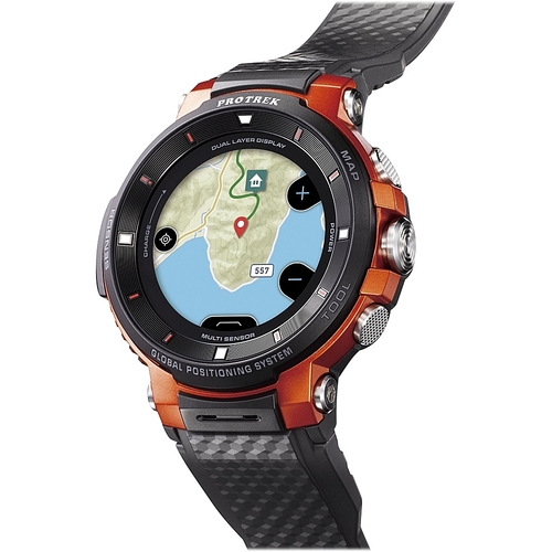 Casio - PRO TREK Smart Smartwatch Orange - Orange