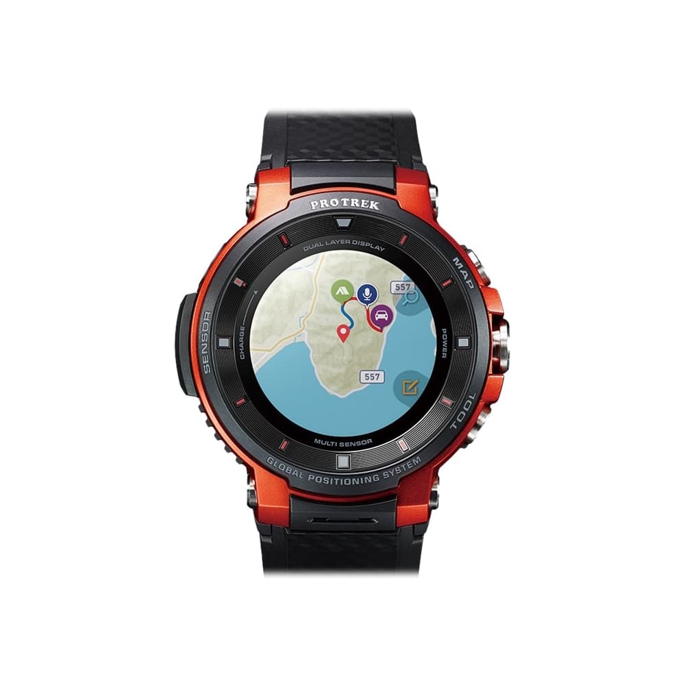 Best Buy: Casio PRO TREK Smart Smartwatch Orange Orange WSD-F30-RGBAU