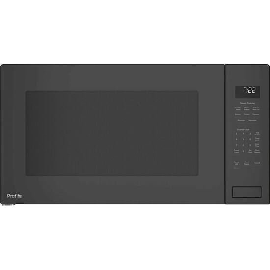 GE Profile 2.2 Cu. Ft. Built-In Microwave Black on Black PEB7227DLBB - Best  Buy