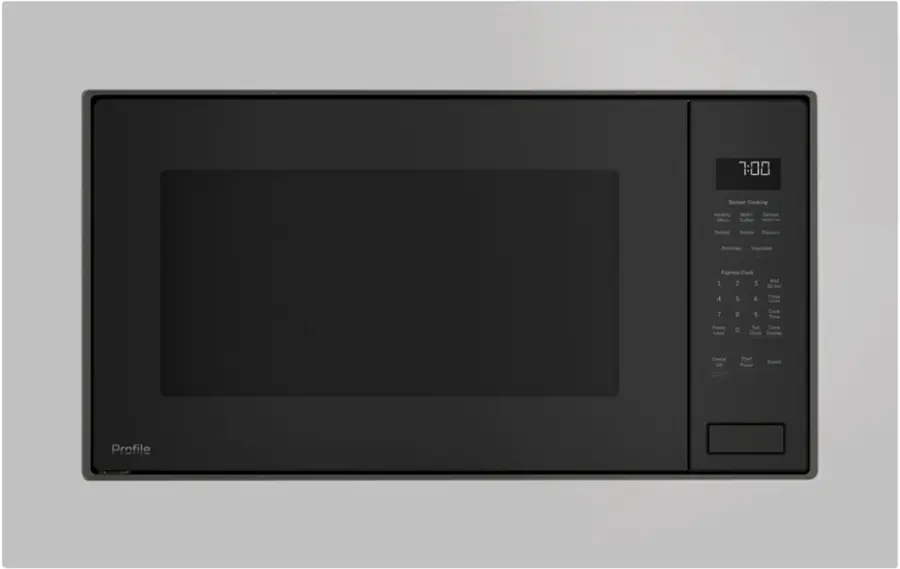 Alt View 16. GE Profile - 2.2 Cu. Ft. Built-In Microwave - Gray.