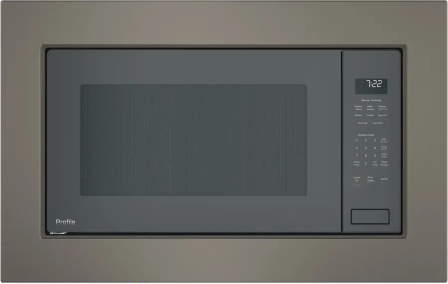 Alt View 17. GE Profile - 2.2 Cu. Ft. Built-In Microwave - Gray.