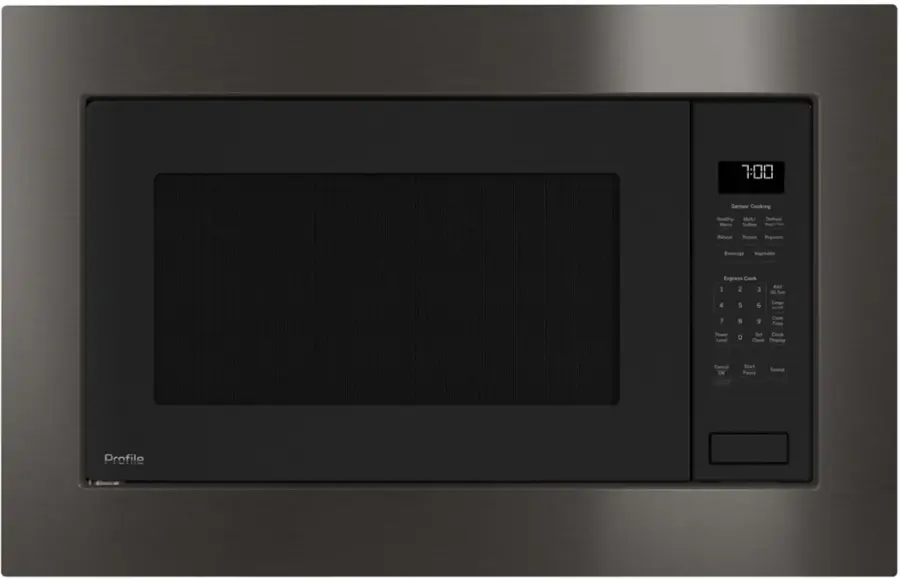 Alt View 18. GE Profile - 2.2 Cu. Ft. Built-In Microwave - Gray.