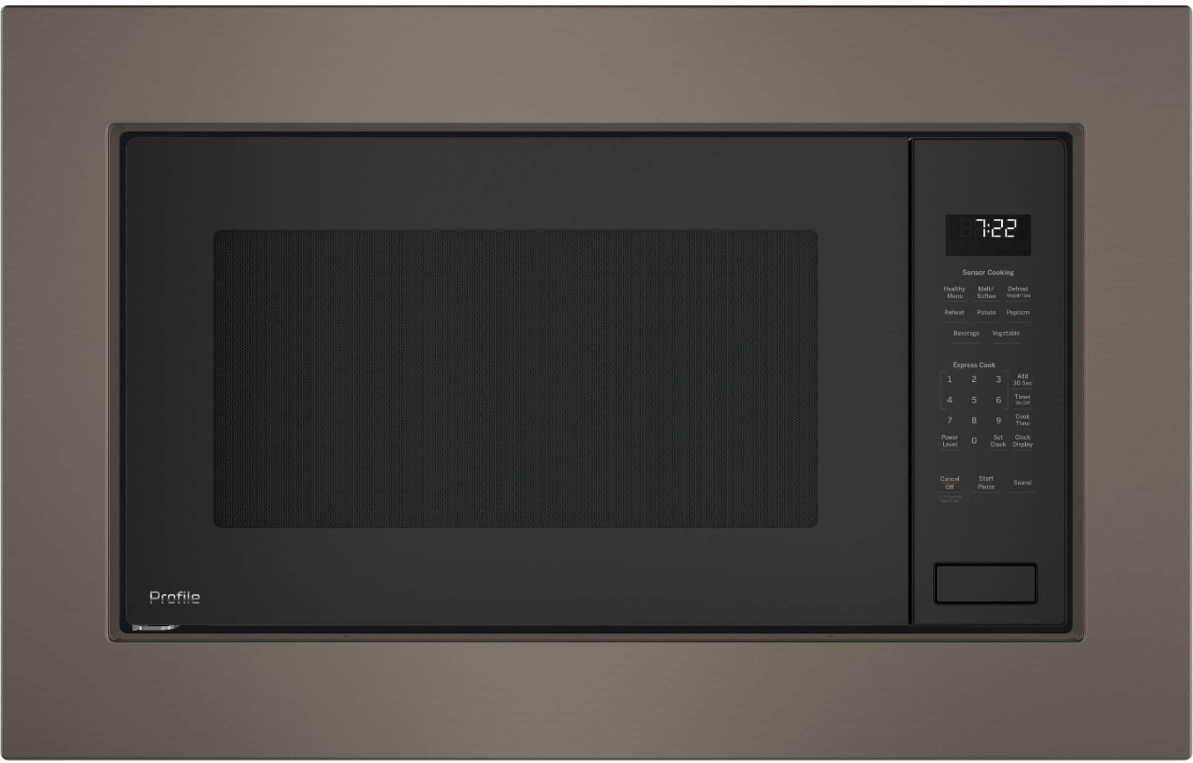 Alt View 20. GE Profile - 2.2 Cu. Ft. Built-In Microwave - Gray.