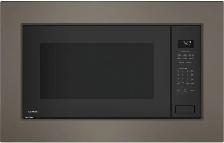 Alt View 20. GE Profile - 2.2 Cu. Ft. Built-In Microwave - Gray.