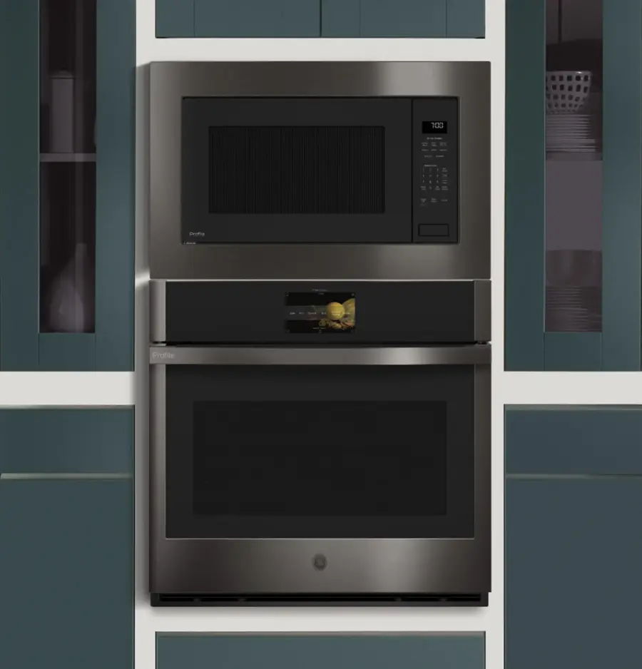 Alt View 22. GE Profile - 2.2 Cu. Ft. Built-In Microwave - Gray.