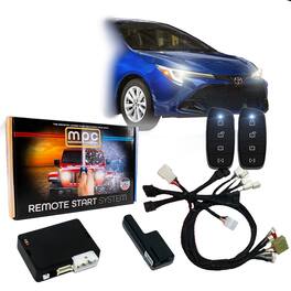 MPC - 4-Button Remote Starter For 2023-2025 Toyota Corolla - Plugin T-Harness - Black