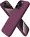 Front. Ornarto - ORNARTO Compatible with iPhone 15 Pro Max Case 6.7", Slim Liquid Silicone Full Covered Protective Cover-WineRed - WineRed.