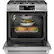 Alt View 14. Café - 5.7 Cu. Ft. Self-Cleaning Slide-In Dual Fuel Convection Range - Stainless steel.