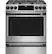 Alt View 24. Café - 5.7 Cu. Ft. Self-Cleaning Slide-In Dual Fuel Convection Range - Stainless steel.