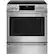 Front. Café - 5.7 Cu. Ft. Slide-In Electric Induction Convection Range, Customizable - Stainless steel.