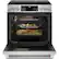 Alt View 13. Café - 5.7 Cu. Ft. Slide-In Electric Induction Convection Range, Customizable - Stainless steel.