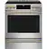 Alt View 39. Café - 5.7 Cu. Ft. Slide-In Electric Induction Convection Range, Customizable - Stainless steel.