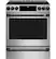 Alt View 40. Café - 5.7 Cu. Ft. Slide-In Electric Induction Convection Range, Customizable - Stainless steel.