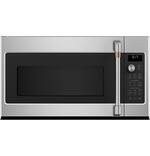 Café - 2.1 Cu. Ft. Over-the-Range Microwave with Sensor Cooking - Stainless steel - Front_Standard