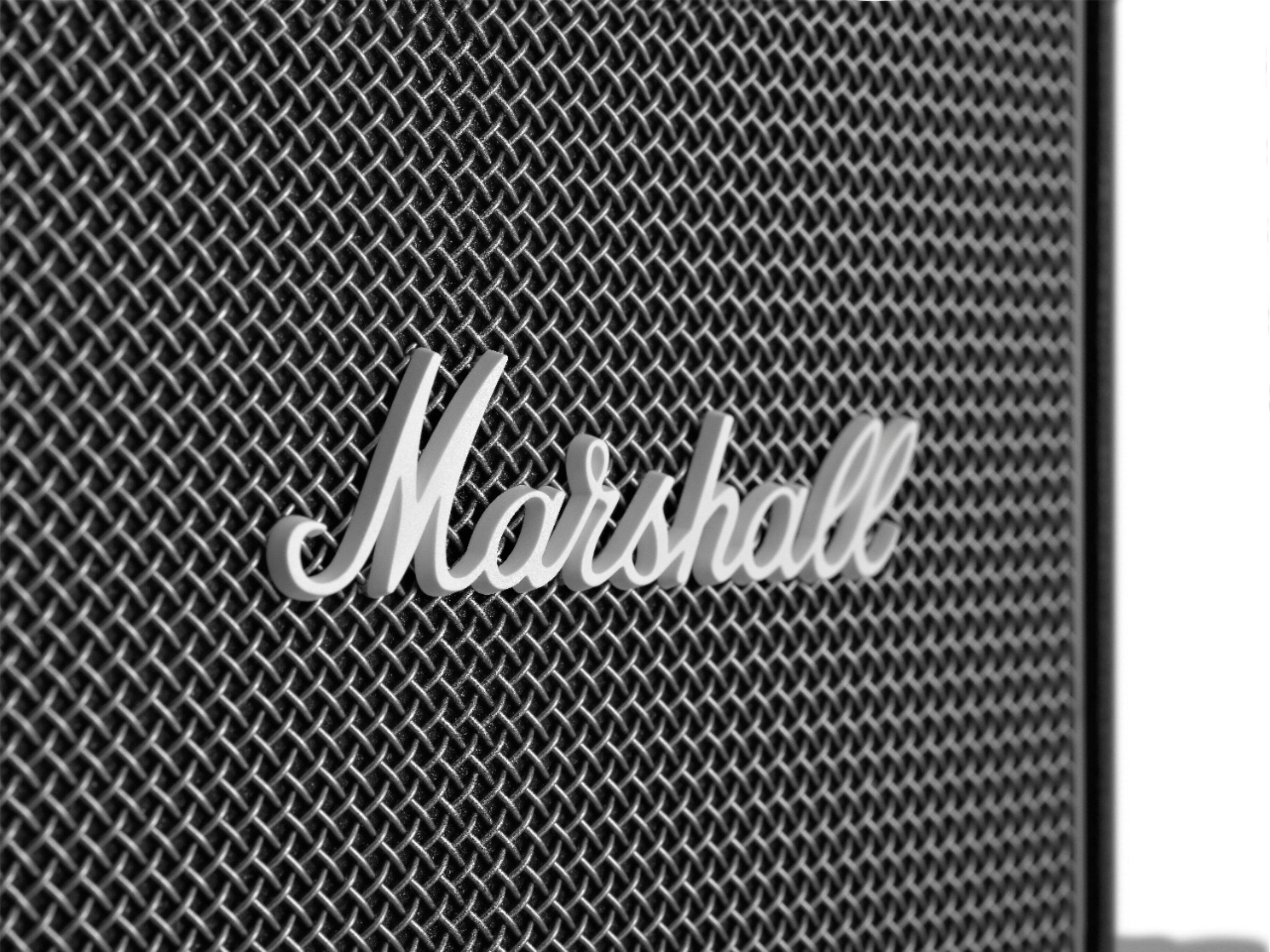 Alt View 11. Marshall - Tufton Portable Bluetooth Speaker - Black.