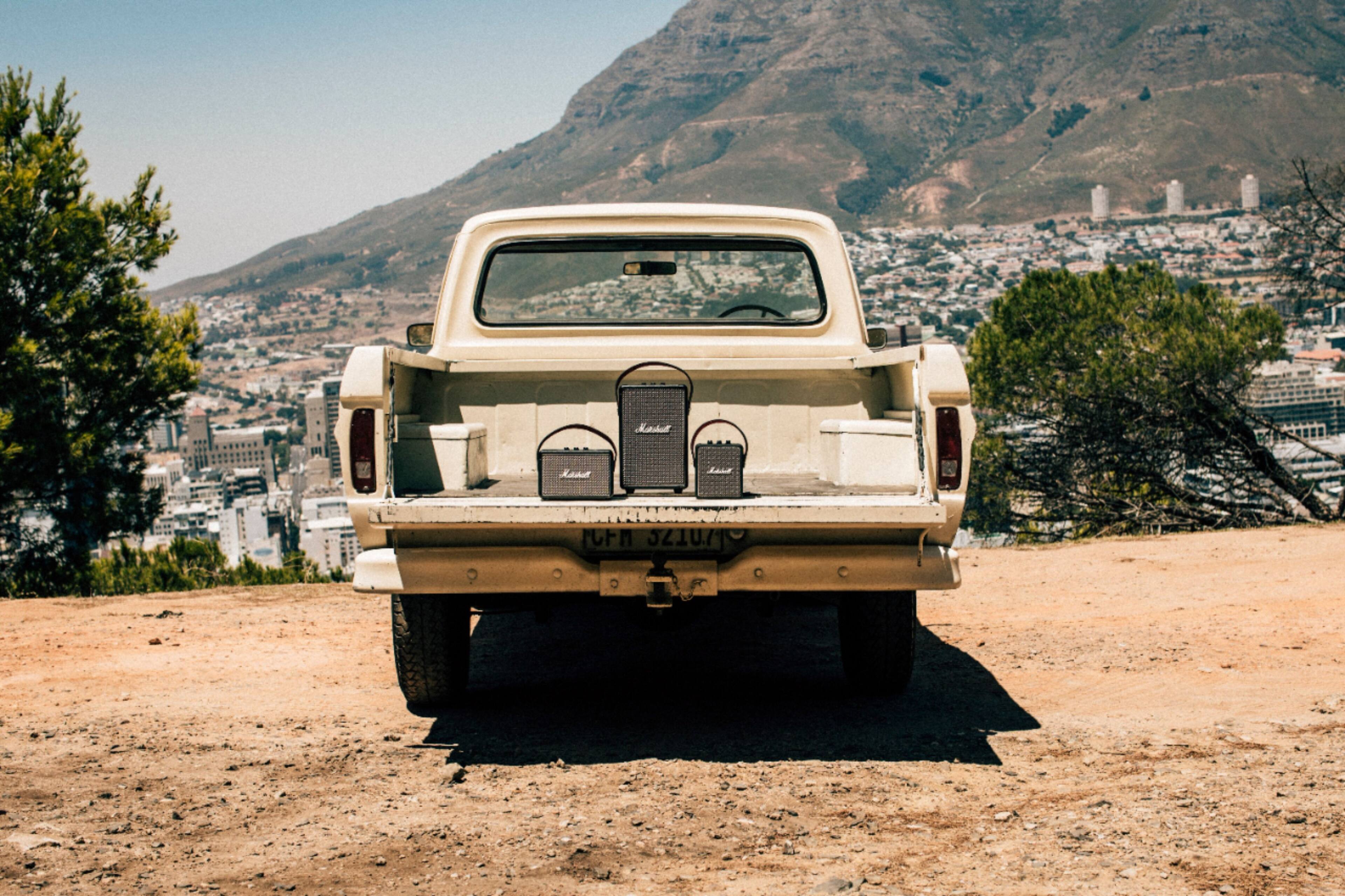 Alt View Zoom 31. Marshall - Tufton Portable Bluetooth Speaker - Black.