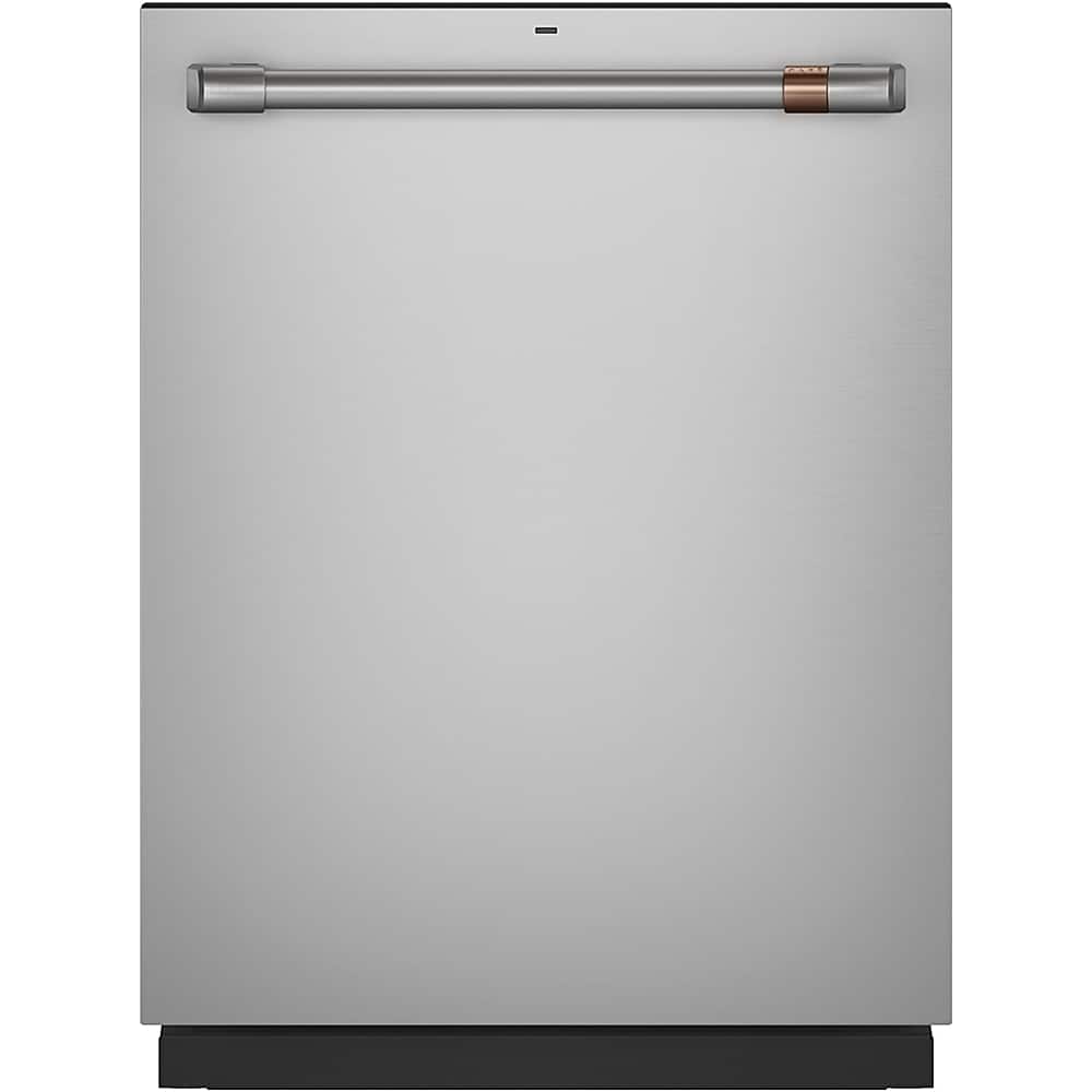Café - 24" Top Control Built-InStainless Steel Tub Dishwasher with 3rd Rack, Ultra Wash and Dry and 45 dBA - Stainless Steel - Front_Zoom